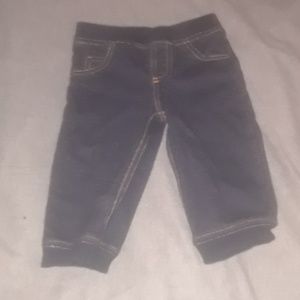 Dark denim jeans